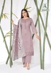 Saheli By Alok Jam Cotton Embroidery Dress Material
